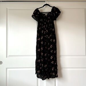 Free People, smocked midi dress